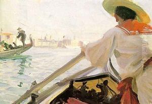 In my Gondola by Anders Zorn