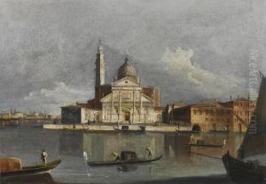Venice, A View Of San Giorgio Maggiore From Across The Bacino by Francesco Tironi