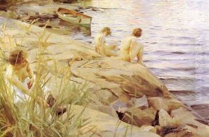 Ute (Out) by Anders Zorn