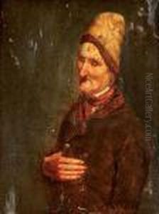 Vieil Homme Au Bonnet by Wolfgang-Adam Toepffer