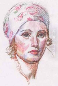 Portrait study by Anders Zorn