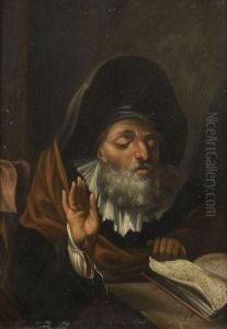 Vieillard Lisant by Jacob Van Toorenvliet