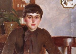 Målarinnan Alice by Anders Zorn