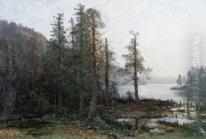 Landskap Med Rav by Oscar Emil Torna