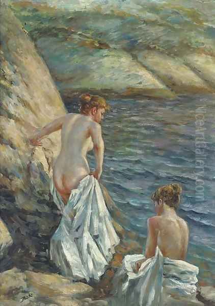 The bathers - view 1