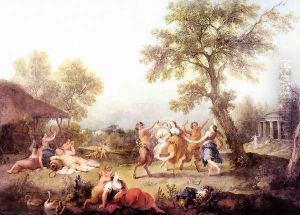 Bacchanal 1740-50 by Francesco Zuccarelli