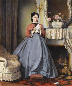La Lettre D'amour by Toulmouche Auguste