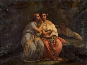 La Confidence Is Cr by Toulmouche Auguste