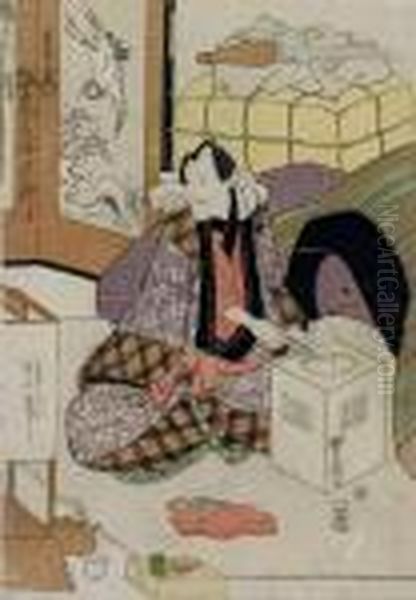 Der Schauspieler Bando Mitsugoro In Der Rolle Des Choemon - view 1