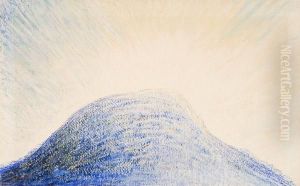 Blaue Bergkuppe by Albert Trachsel