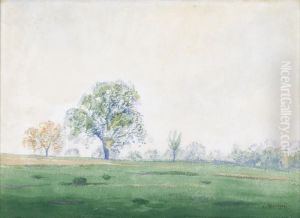 Sommerliche Wiesenlandschaft by Albert Trachsel