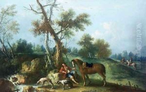 The Huntsman's Rest by Francesco Zuccarelli