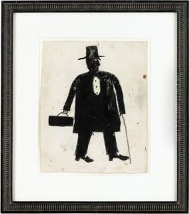 Untitled,doctor by Bill Traylor