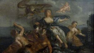 L'enlevement D'europe by Pierre Charles Tremoliere