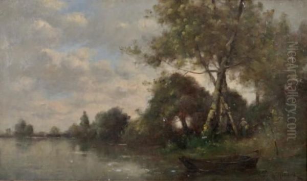 Paysage Anime Au Bord De La Riviere - view 1