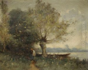 Lavandiere Sous Un Saule