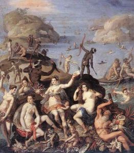 The Coral Fishers c. 1585 by Jacopo Zucchi