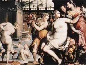 The Toilet of Bathsheba after 1573 by Jacopo Zucchi