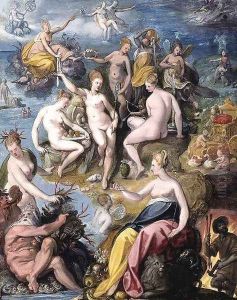 The Four Elements 1575-76 by Jacopo Zucchi
