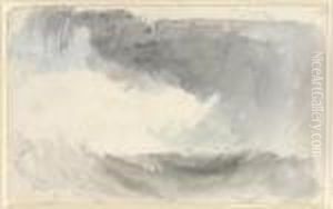 A Storm At Sea, Fingal's Cave Blue by Joseph Mallord William Turner