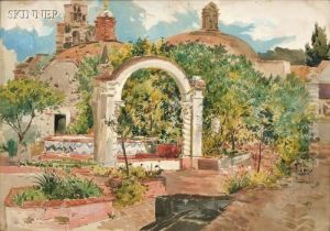 A Garden In Mexico by Ross Sterling Turner