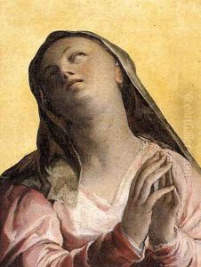 Assumption of the Virgin (detail-1) c. 1566 by Federico Zuccaro