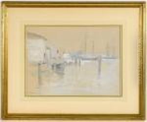 The Harbor by John Henry Twachtman