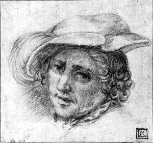 Presumed portrait of Taddeo Zuccaro by Federico Zuccaro