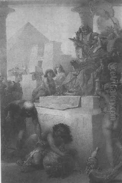 Illustration to Imre Madachs The Tragedy of Man- In Egypt Scene 4 1887 2 - view 1