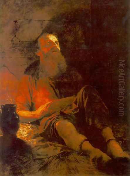 Captive in the Prison 1850s - view 1