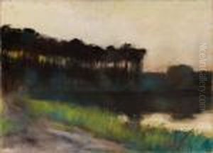 Markischer Waldsee by Lesser Ury