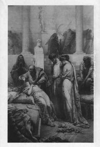 Illustration to Imre Madachs The Tragedy of Man- In Rome Scene 6 1887 2 by Mihaly von Zichy
