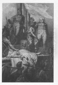 Illustration to Imre Madachs The Tragedy of Man- In Paris Scene 9 1887 by Mihaly von Zichy