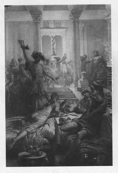 Illustration to Imre Madachs The Tragedy of Man- In Rome Scene 6 1887 - view 1