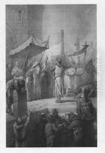 Illustration to Imre Madachs The Tragedy of Man- In Constantinople Scene 7 1887 2 by Mihaly von Zichy