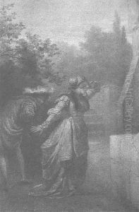 Illustration to Imre Madachs The Tragedy of Man- In Prague Scene 10 1887 by Mihaly von Zichy