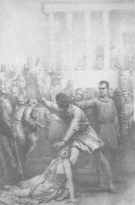 Illustration to Imre Madachs The Tragedy of Man- In Paris Scene 9 1887 2 by Mihaly von Zichy