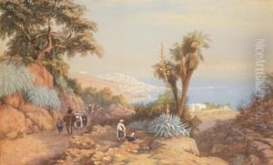 En Quittant La Baie D'alger by Charles Vacher