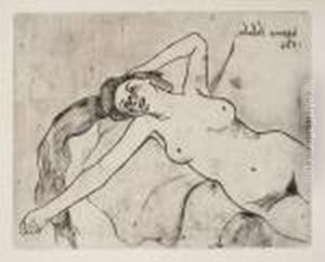 Ketty S'etirant by Suzanne Valadon
