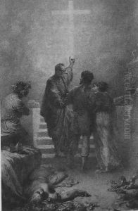 Illustration to Imre Madachs The Tragedy of Man- In Rome Scene 6 1887 3