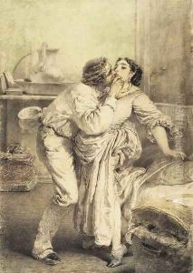 Artist's Love by Mihaly von Zichy