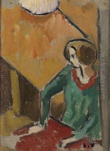 Sewing by Louis Valtat