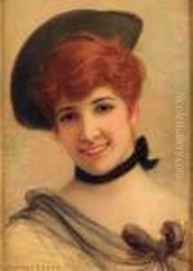 Portrait D'une Elegante by Jan van Beers