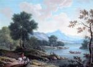 Travellers And Cow Herd In Landscapes Travellers And Cow Herd In Landscapes