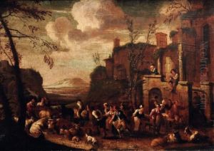 Rejouissance Villageoise by Peeter van Bredael