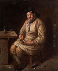 Alter Mann Mit Meerschaumpfeife