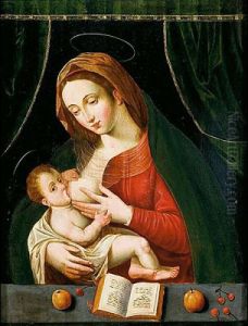 ""virgen De La Leche"" by Joos Van Cleve