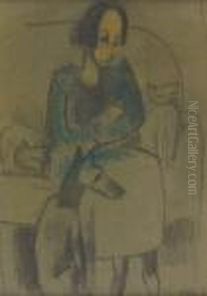 Femme Et Ses Animaux - view 1
