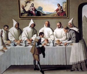 St. Hugh of Cluny (1024-1109) in the Refectory of the Carthusians, 1633