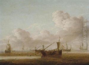 Shipping In Calm Waters by Anthony Jansz van der Croos